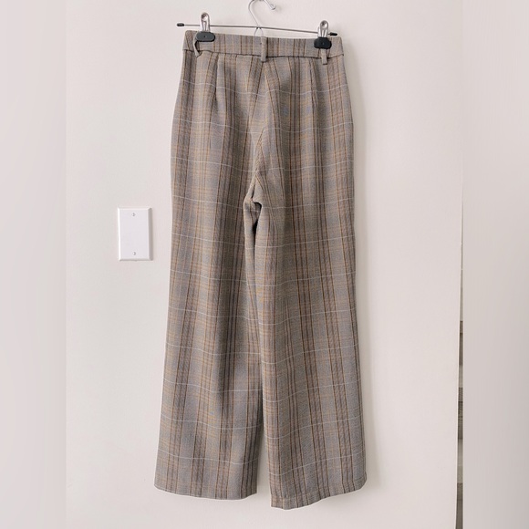Plaid wide leg dress pants - Picture 2 of 3
